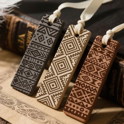 4 Pcs Tribal Patterns Clay Texture Mat Ethnic Pattern Polymer Clay Texture Sheets DIY Tools for Pottery Earring Jewelry Making Stamp Engraving Machines, 4x2.6inch - style: Tribal Patterns
