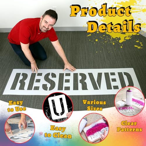 Custom Stencils for Spray Painting Reusable Calligraphy Letter Paint Stencils, Personalized Hollow Wall Stencil for Crafts, Graffiti & Fabric Painting (Custom Stencil) - style: custom stencil
