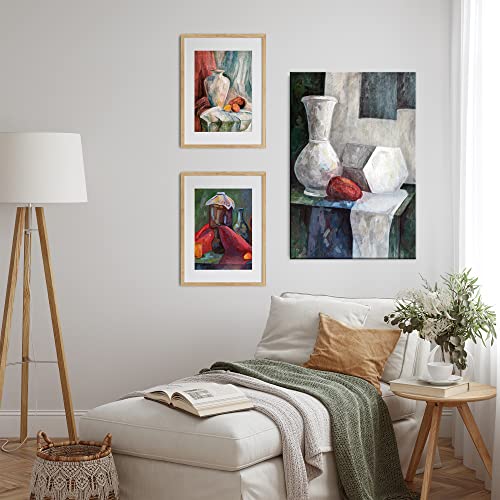 Centurion Deluxe Professional Acrylic Primed Linen Pre-Stretched Canvases, 11oz Linen - 30"x40", Box of 3, 1.5" Deep - Kiln-Dried Stretchers, Back Stapled, Canvas for Painting, Museum Archival Quality - size: 24"x48"