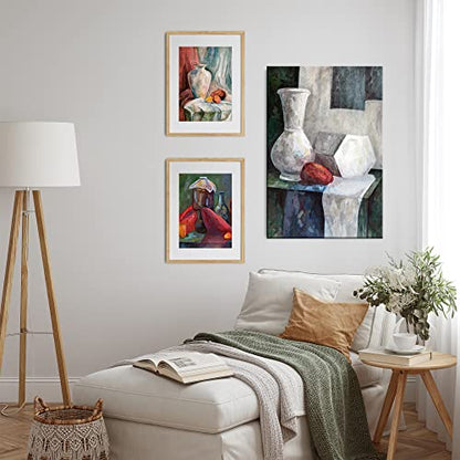 Centurion Deluxe Professional Acrylic Primed Linen Pre-Stretched Canvases, 11oz Linen - 24"x24", Box of 3, 1.5" Deep - Kiln-Dried Stretchers, Back Stapled, Canvas for Painting, Museum Archival Quality - size: 20"x60"