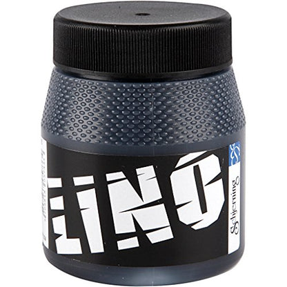 Creativ 100263 Block Printing Ink, Black, 250ml - color: Black