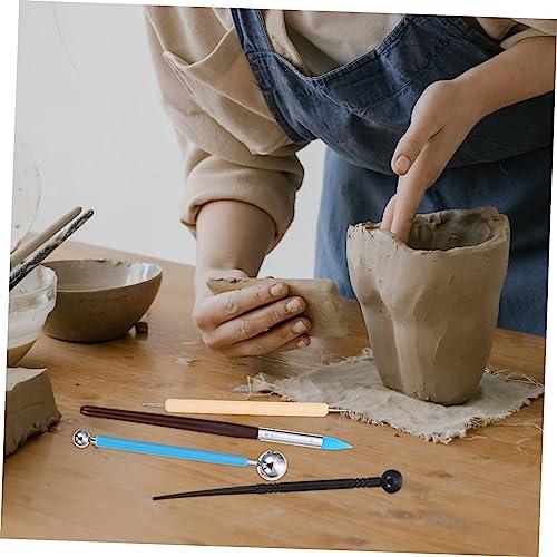 Beatifufu 1set Pottery Tool Clay Sculpting Kit Carving Tools for Boys and Girls and Adults for Polymer Clay Modeling and Sculpting Projects