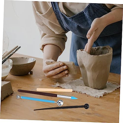 Beatifufu 1set Pottery Tool Clay Sculpting Kit Carving Tools for Boys and Girls and Adults for Polymer Clay Modeling and Sculpting Projects