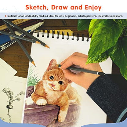 FIXSMITH 9"X12" Sketch Book | 80 Sheets (68 lb/100gsm) Sketchbook | Top Spiral Bound Artist Sketch Pad | Acid Free Drawing Pad | Ideal for Kids, Beginners, Artists & Painters | Bright White - color: Tan, size: 9"x12"-1 Pack
