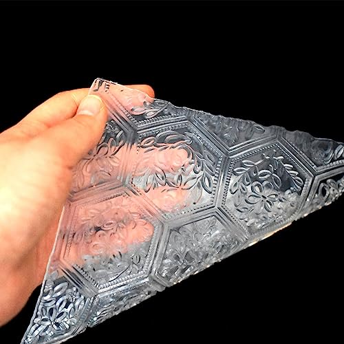 Premium Silicone Texture Stamp Sheets for Polymer Clay Jewelry and Clay Earrings - Set of 3 Floral and Unique Patterns - Easy to Use and Clean (Group 4) - color: Group 4