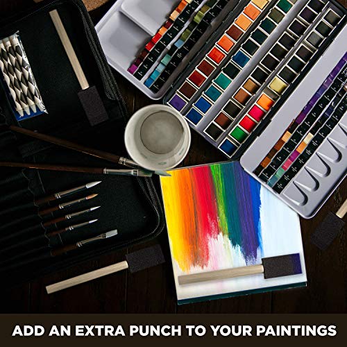 Pack of 6 Premium Quality Foam Paint Brushes Set - Versatile Sponge Brush for Detailed Craftwork - Ideal for Seamless Painting Experience - color: 6 Pack