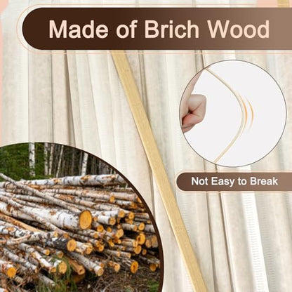 Guyuyii 300 Pcs 5.5" Coffee Stirrers Individually Wrapped with Storage Box | Wooden Stir Sticks for Offices, Coffee Bars, Cafes | Paper Wrapping, Compatible with Hot Drinks, Cold Drinks, Cocktails - size: 5.5 Inch (300 Count）