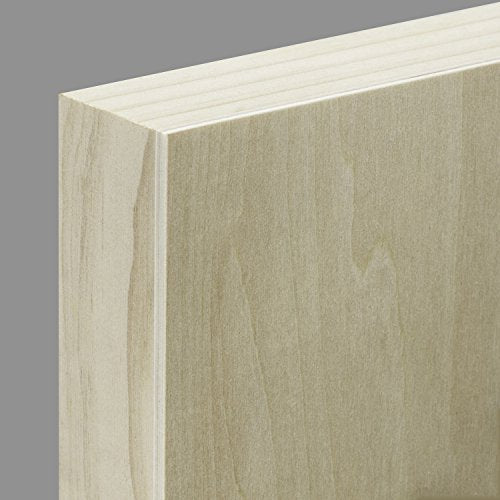 Ampersand Art Supply Unprimed Basswood Artist Panel, 1-1/2" Cradled Profile, 20"x20" - size: 20"x20", style: 1-1/2" Cradled