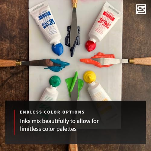 Speedball 003576 Fabric Block Printing Ink - color: Orange, size: 2.5 fl oz