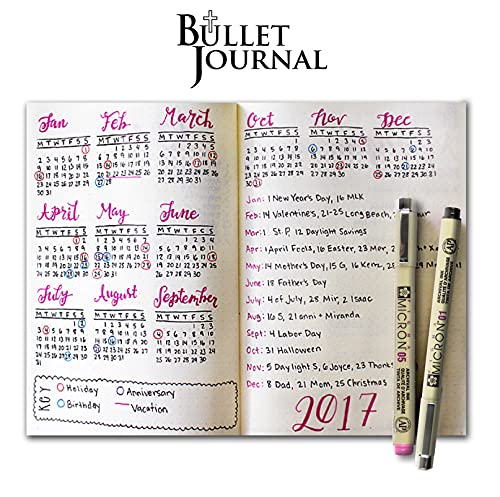 G.T. Luscombe Company, Inc. Pigma Micron 01 Fine & 05 Medium Point Bible Study Pen Kit | No Smearing or Fading | Bible Safe | Artist Pens | No Bleed Pigmented Ink (Set of 6) | New Packaging | - style: Set of 6