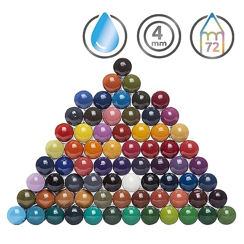 Derwent Coloured Pencils, Inktense Ink Pencils, Drawing, Art, Metal Tin, 72 Count (2301843) - size: 72 Count (Pack of 1)