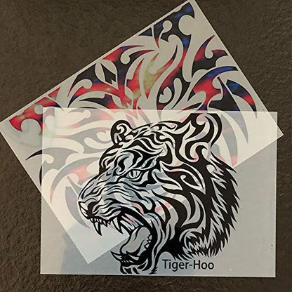 8 ½"x11" Screen Printing Film 50 Sheets Waterproof Inkjet Transparent Film for Water-based Pigment and Dye Inkjet Printers