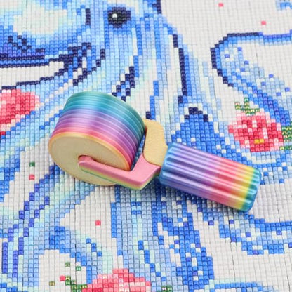 Diamond Painting Macaron Colours Roller, Pressure Roller for Diamond Art Canvas, Flatten and Secure Diamonds Easily, DIY Diamond Painting Accessories - color: macaron