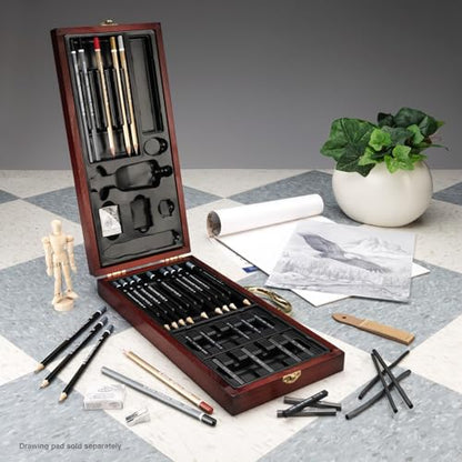 Royal & Langnickel Premier 40 Piece Sketching Artist Case - color: Skizze Set (40 Stück)