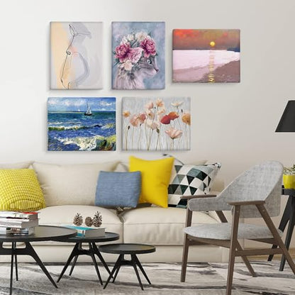 20 Pack Canvases for Painting with 8x10, Painting Canvas for Oil & Acrylic Paint. - size: 8x10in-20Pack