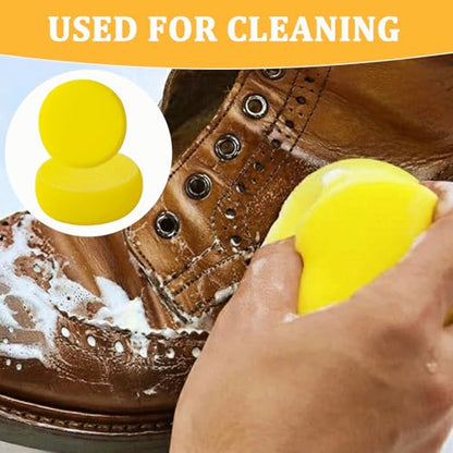 30 Pack Round Painting Sponge 2.9 inch Artist Sponges Yellow Ceramic Sponges Watercolor Synthetic Sponge Clay Sponge Face Painting Sponges - size: 30pcs-2.9inch
