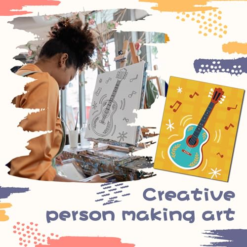 Sherr 108 Pcs 12 Set Retro Time Sip and Paint Kit for Adults 8''x10'' Pre Drawn Canvas to Paint DIY Acrylic Painting Kit Pre Printed Canvas for Date Night 80s 90s Party Team Building - style: Retro Time