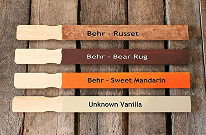 Wooden Paint Stir Sticks - 14 Inch REWISS Paint Sticks Wood Stirrers Paddles Resin or Wooden Craft Sticks, Garden and Library Markers(Pack of 50) - size: 14 inch(50pcs)