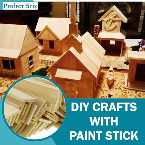 7" Wooden Paint Paddle Sticks/Mixing and Epoxy Sticks - Package of 100ct - size: 7"-Pack of 100ct