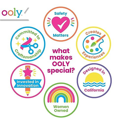 Ooly Air Dry Clay for Kids, 16 Colors Modeling Clay in 4 Tubs, Play Dough Gifts for Kids, Craft Supplies - Creatibles - style: 16 Colors Expansion Set