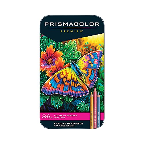 Prismacolor Premier Soft Core Colored Pencils, Assorted Colors, 36ct.