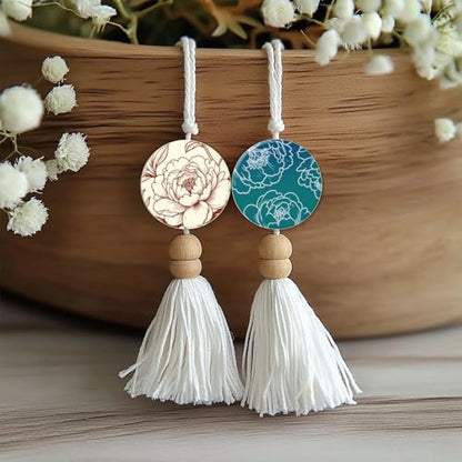 CHGCRAFT Realistic Flowers Pattern Polymer Clay Texture Sheet Plant Leaves and Peonies Silicone Clay Texture Mat for Polymer Clay Making Earrings Jewelry DIY Crafts 5.5 × 5.5 Inch