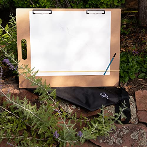 Artist's Loft Field Sketch Board - Drawing Board with Sturdy Clip and Rubber Band, Portable Clipboard for Drafting and Drawing - 1 Pack