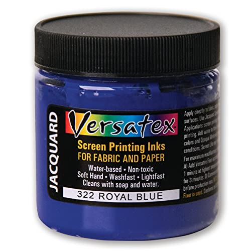 Jacquard Versatex Screen Printing Inks, Royal Blue