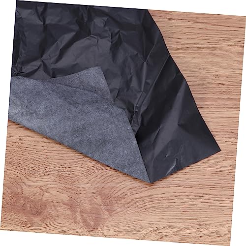 SEWOART 25pcs Black Carbon Transfer Tracing Paper Graphite Copy Paper for Wood Canvas Art for Sketching Wood Burning Creative Projects