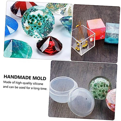 STOBOK 18-Piece Silicone Mold Set for DIY Crafting 3D Decorative Shapes Liquid Resin Casting for Jewelry Making and Epoxy Art Projects