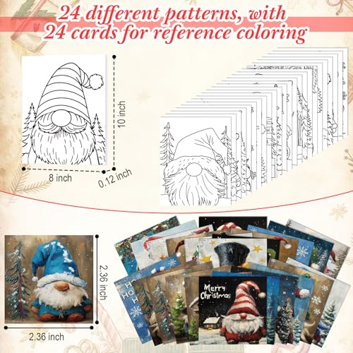 Sherr 24 Pcs Pre Drawn Canvas for Painting Adult Pre Printed Canvas Bulk Sip and Paint Kit Stretched Panels Paint Set for Theme Valentine Painting Night Party Favor(Dwarf,8 x 10 Inch) - size: 8 x 10 Inch, style: Dwarf