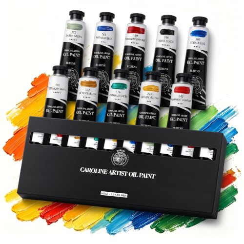 rubens Oil Paints Set 10 Colors, 60ml Large Tubes Oil Color Paint for Canvas, Professional Oil Colors with High Saturation, Still Life Colors Art Supplies for Artists, Beginners - color: Still Life Color