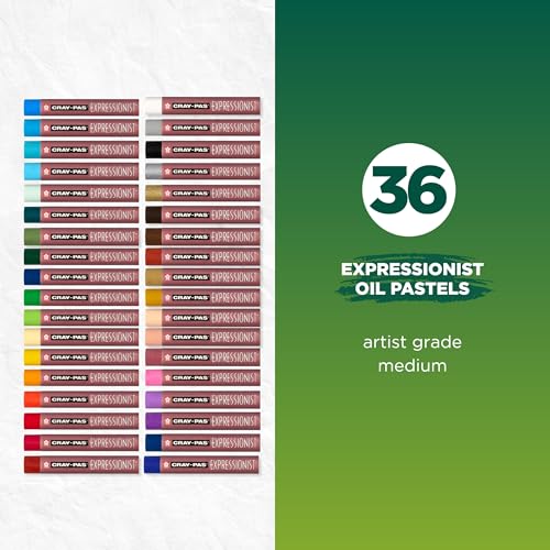 Sakura 36-Piece Cray-Pas Expressionist Assorted Color Oil Pastel Set XLP36