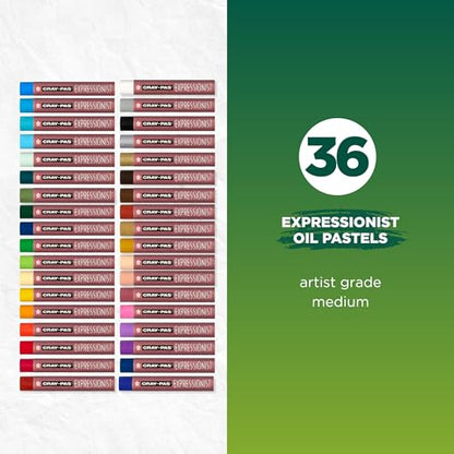 Sakura 36-Piece Cray-Pas Expressionist Assorted Color Oil Pastel Set XLP36