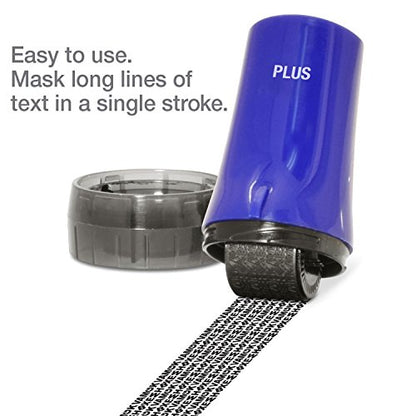 Guard Your ID Advanced Roller 2.0 Identity Theft Prevention Security Stamp Blue - color: Blue, size: Regular