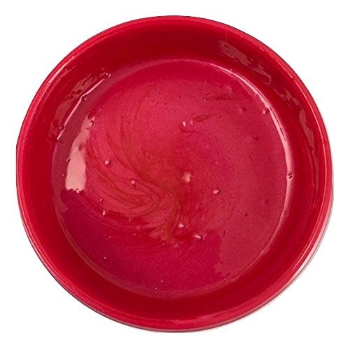 Pearlescent Textile Paint 8 oz. (Carmine) - color: Carmine
