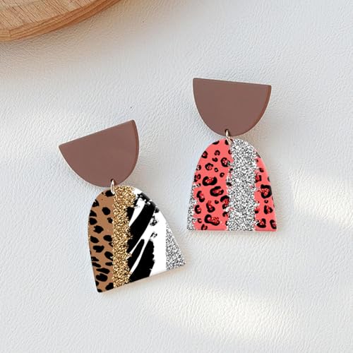 10 Sheets Clay Transfer Paper for Earrings & Polymer Clay, Zebra and Leopard Print Pattern Water Transfer Paper for Polymer Clay Jewelry Necklaces Pendants DIY Craft Supplies 5.82x3.93inch - color: Zebra and Leopard Print