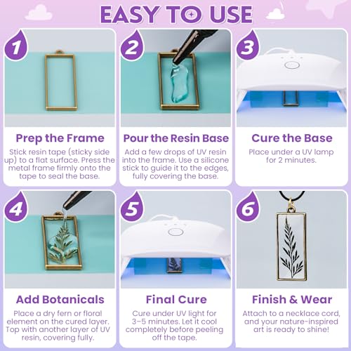 LET'S RESIN UV Resin Jewelry Making Kit - 153Pcs Crystal Clear 250g UV Resin Kit with Light, UV Resin Molds, Resin Starter Kit for Beginners, Keychain&Earring Making, Craft Decor - size: 250g Jewelry Making Kit