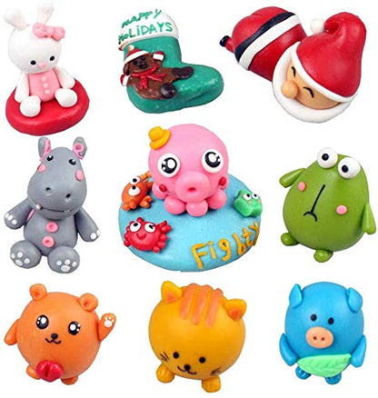 CiaraQ Polymer Clay Kit, Mini Modeling Clay Set for Kids/Beginners/Artist, 24 Colors - color: 24 Colors