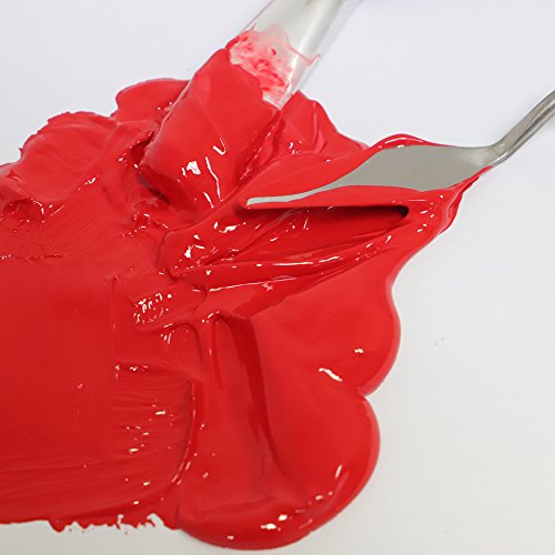 Mont Marte Discovery School Acrylic, Brilliant Red, 1/2 Gallon (2 Liter). Ideal for Students and Artists. Excellent Coverage and Fast Drying. Pump Lid Included. - color: Brilliant Red