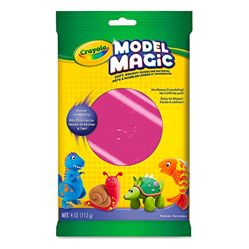 Crayola Model Magic in Raspberry Pink, Modeling Clay Alternative, 4oz - color: Raspberry
