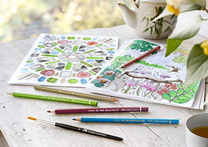 Faber-Castell 117538 Albrecht Dürer Watercolour Pencils, Box of 36 Thick 3.8 mm Watercolour Pencils with Soluble Pigments that Transform in a Few Brushstrokes - style: One size
