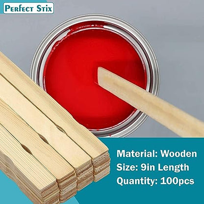 Perfect Stix "9"" Paint Paddles- Pack of 100ct" - size: Pack of 100ct