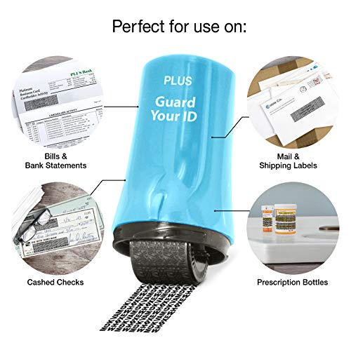 Guard Your ID Advanced 2.0 Rollers Identity for Theft Address Eraser and Security Prevention (Regular 3-Pack, Turquoise) - color: Turquoise, size: Regular 3-Pack