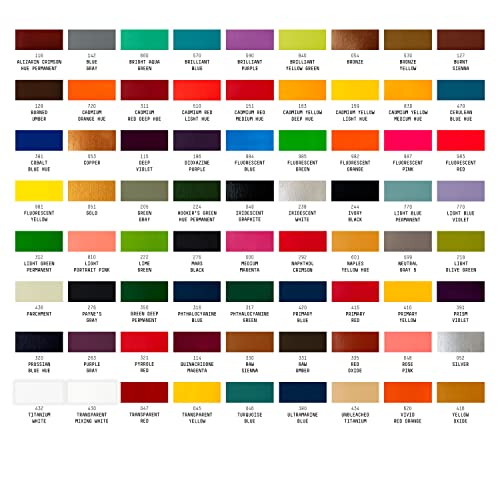 Liquitex Basics Acrylic Paint Set, 72 x 22ml (0.74-oz) Tubes - style: 72 x 22ml (0.74-oz)