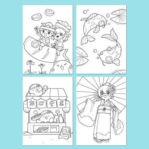 Faber-Castell Anime Drawing Kit: Japanese Adventures Edition | Step-by-Step Instruction Book with 20 Practice Pages, Color Pencil Set & Drawing Supplies for Kids, Summer Craft Supplies (1 Book) - style: Japanese Adventures Edition