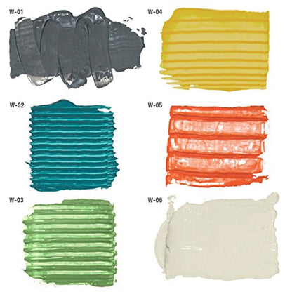 Hyatt's Princeton Artist Brush, Catalyst Wedge, 6 Piece Set - size: Size Wedge, Set of 6