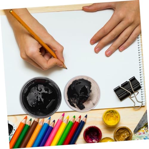 300ml Water Based Printing Ink Black Color Paste Lightweight and Portable for Painting and Creation Suitable for Students and Artists