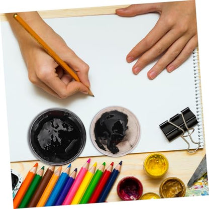 300ml Water Based Printing Ink Black Color Paste Lightweight and Portable for Painting and Creation Suitable for Students and Artists