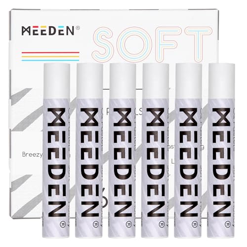 MEEDEN Soft White Oil Pastels: 6 Pcs Oil Pastels for Artists Beginners Adults - Smooth Oil Pastel Crayons for Art Supplies, Painting, Drawing, Blending, Layering, Shading - style: 6 White Colors